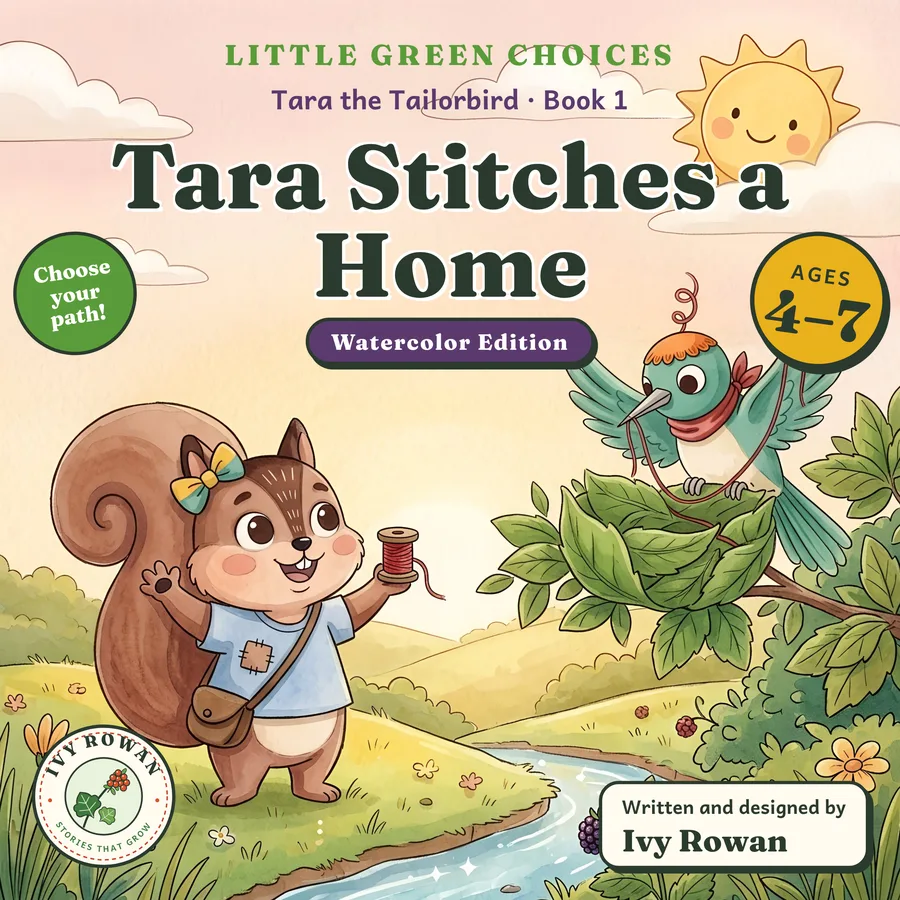 Cover of Tara Stitches a Home, Watercolor Edition